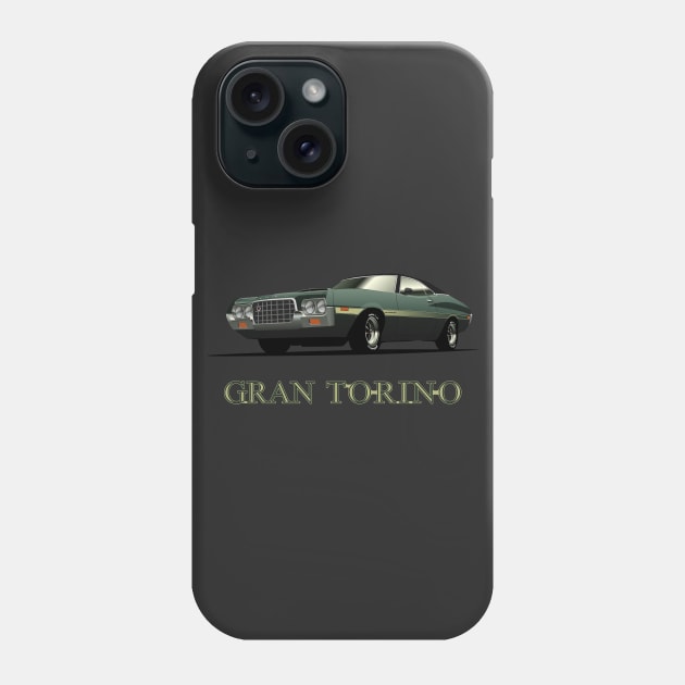 Gran Torino Phone Case by AutomotiveArt