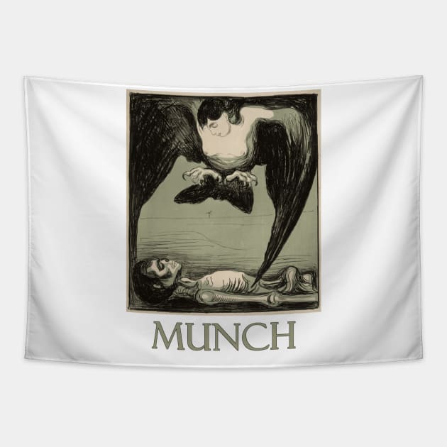 Harpy by Edvard Munch Tapestry by Naves