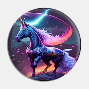 FANTASY RAINBOW UNICORN Pin