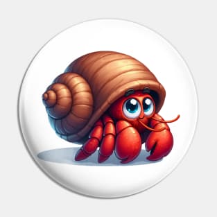 Cute Hermit Crab Pin