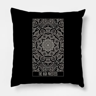 The High Priestess: "Mystic Keeper of Secrets" Pillow