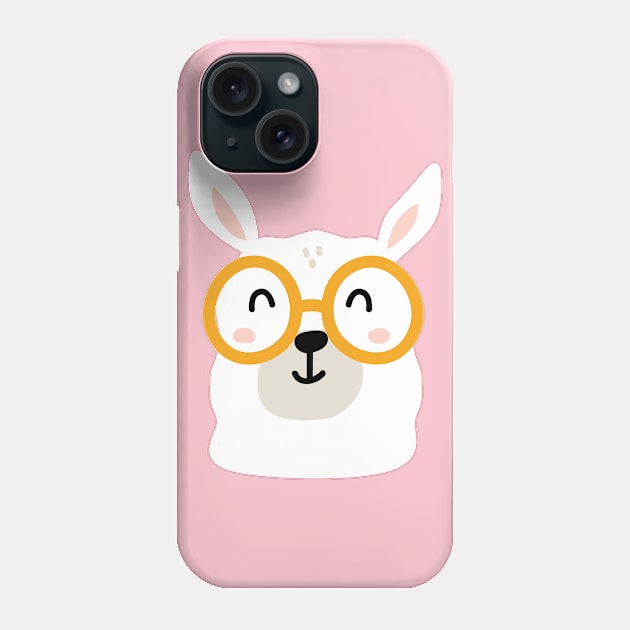 Cute llama Phone Case by Vilmos Varga