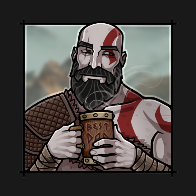 Kratos Best Dad by Nightgrowler