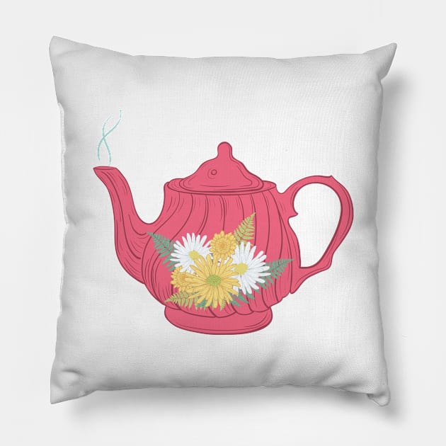 Colorful Kettle Pillow by SWON Design