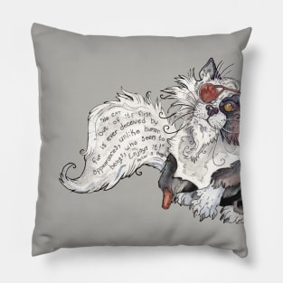 Not Decieved Last Unicorn Cat Pillow