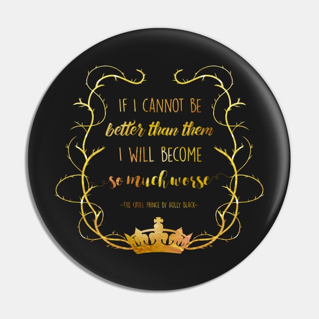 Bookish Quote - The Cruel Prince (Holly Black) Pin by yalitreads