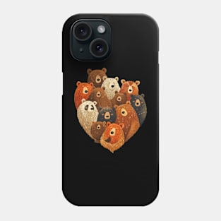 Grizzly Bear Forest Foragers Phone Case