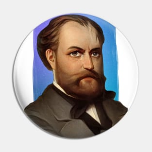 Czech Composer Antonín Dvořák illustration Pin