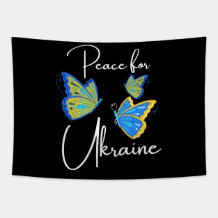 Peace for Ukraine Ukrainian Butterflies Ukraine Freedom Tapestry