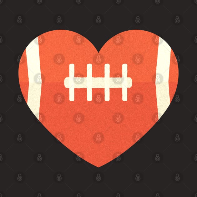 Football Heart by ArtStopCreative