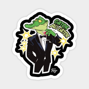 Funny Alligator 007 Magnet