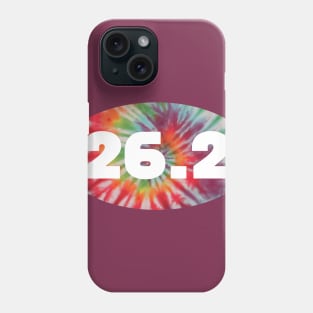 26.2 Miles Marathon Tie Dye Phone Case