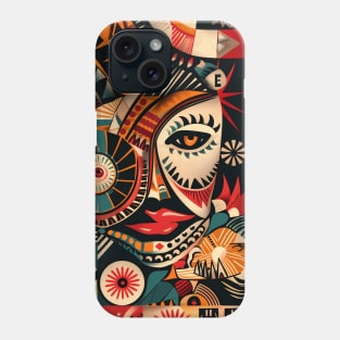 Abstract Tribal Goddess: Cultural Richness and Diversity Phone Case