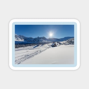 Winter mountain landscape - Tatry Mountains Magnet