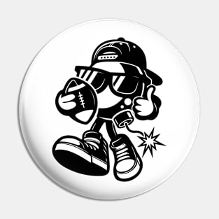 Football Boomer Pin