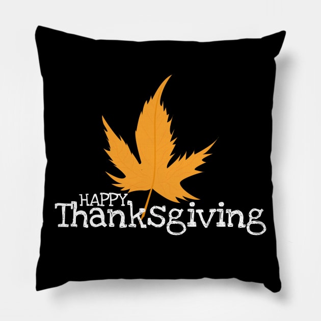 Happy Thanksgiving Pillow by NAKLANT