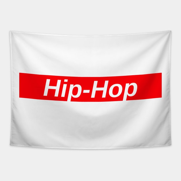 Hip-Hop // Red Box Logo Tapestry by FlexxxApparel