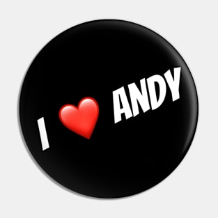 i ❤️ andy Pin