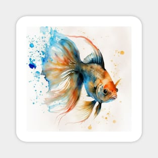 Painted Goldfish Magnet