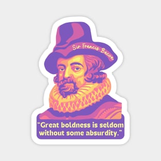 Francis Bacon Portrait and Quote Magnet