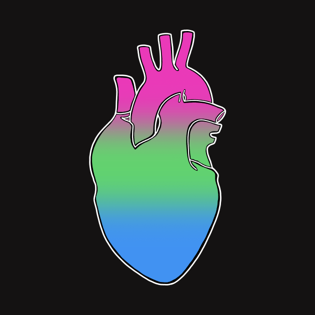 Polysexual Pride Heart by bbarhorst_art