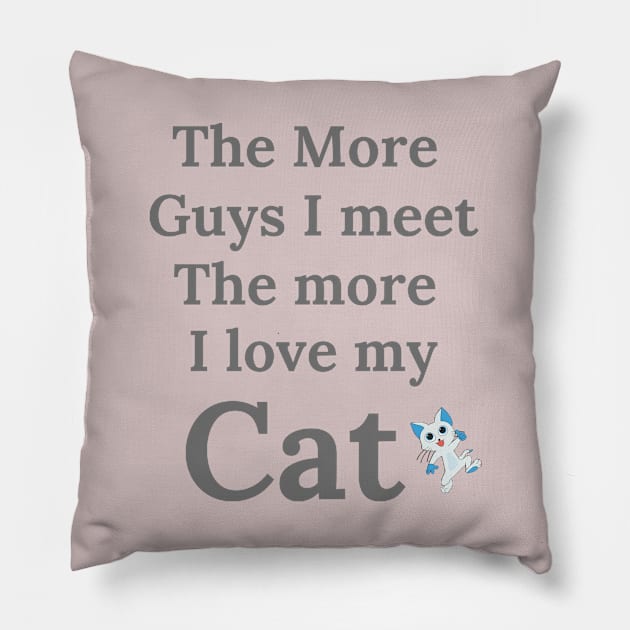 cute cats Pillow by MariaB