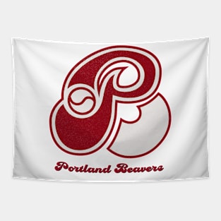 Historical Portland Beavers PCL Baseball Tapestry