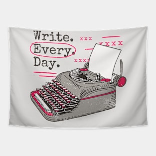 Write Every Day // Vintage Writer Inspiration Tapestry