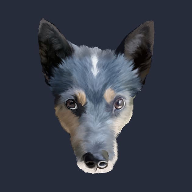 Blue Heeler / Australian Cattle Dog by ArtistsQuest