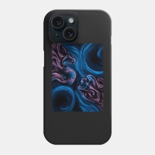 Skull & Snake (cold) Phone Case