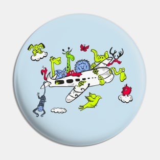 Animal's Plane Pin