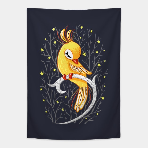 Magic Canary Tapestry by Freeminds