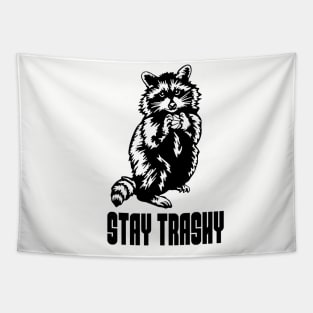 Stay Trashy Possum Raccoon Tapestry