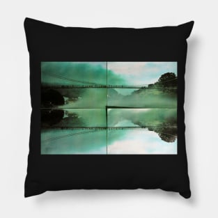 Monsoon Rains, the Ganges and Laxman Jhula Pillow