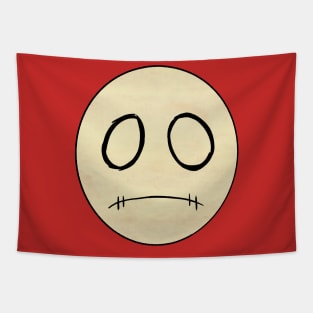 Li'l Depressed Boy Face Tapestry