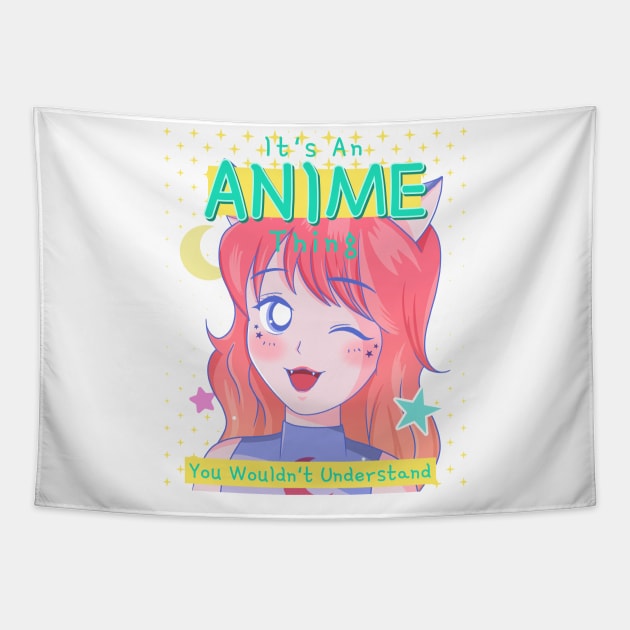Anime Thing Tapestry by dflynndesigns