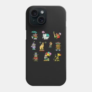 At the Circus Sticker Pack Phone Case