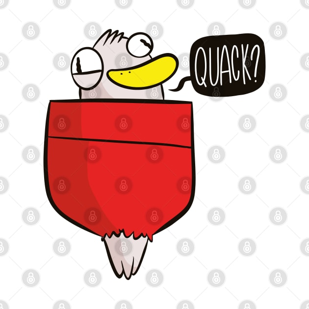 Funny Pocket Duck by LR_Collections