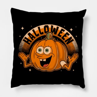 Bob Pumpkin Halloween - Cute Animation Meme Pillow