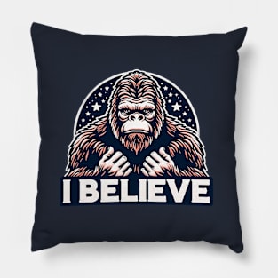 I Believe (in Bigfoot) Pillow