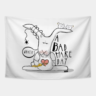 A Bad Hare Day Tapestry