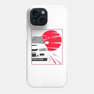 Mitsubishi Lancer Evolution Front View Phone Case