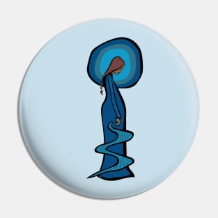 Water Woman Indigenous WAWEZHI CANADA Pin