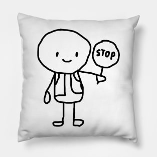 Stop People Pillow