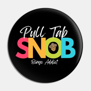 Pull Tab Snob Pin