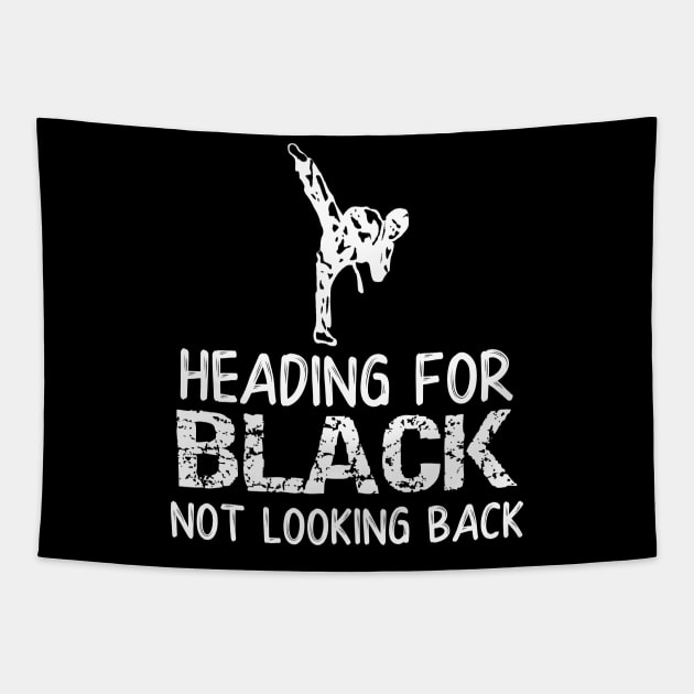 Heading For Black Not Looking Back Tapestry by DANPUBLIC