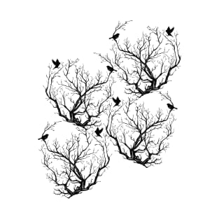 Birds - repeat black T-Shirt