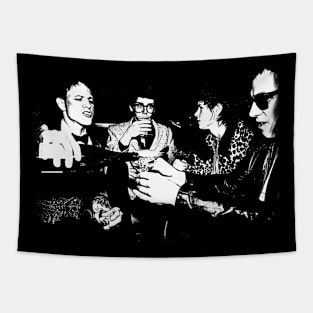 70s Punk Rock Fashion Tapestry