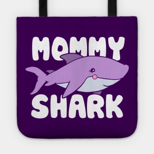 Cute Mommy Shark T-Shirt Tote