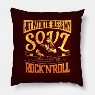 Hot Patootie RHPS Yellow Orange Pillow